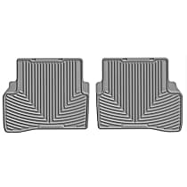 W432GR Second Row All-weather Series Flat Floor Mat, Gray Made of Rubberized Thermoplastic Elastomer