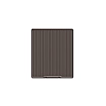 Flat Floor Mat, Center Aisle, Second Row Bucket Seating, without Center Console, Cocoa, Made of Rubberized Thermoplastic Elastomer, All-weather Series