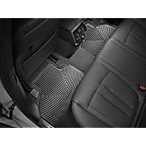Second Row Flat Floor Mat, Black, Made of Rubberized Thermoplastic Elastomer, All-weather Series