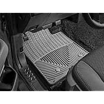 Second Row Flat Floor Mat, Gray, Made of Rubberized Thermoplastic Elastomer, All-weather Series