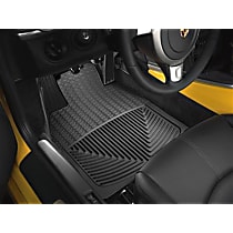 Front Row Flat Floor Mat, Porsche Bose Sound, Black, Made of Rubberized Thermoplastic Elastomer, All-weather Series