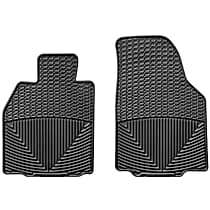 Front Row All-weather Series Flat Floor Mat, Black Made of Rubberized Thermoplastic Elastomer