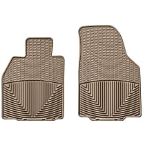 Front Row Flat Floor Mat, Fits Cabriolet Models, without Porsche Bose Sound, Tan, Made of Rubberized Thermoplastic Elastomer, All-weather Series