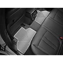 Second Row Flat Floor Mat, Gray, Made of Rubberized Thermoplastic Elastomer, All-weather Series