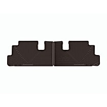 W602CO Second Row All-weather Series Molded Floor Liner, Cocoa Made of Rubberized Thermoplastic Elastomer