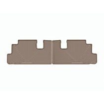 W602TN Second Row All-weather Series Molded Floor Liner, Tan Made of Rubberized Thermoplastic Elastomer
