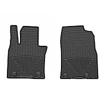 W629 Front Row Molded Floor Liner, Black Made of Rubberized Thermoplastic Elastomer