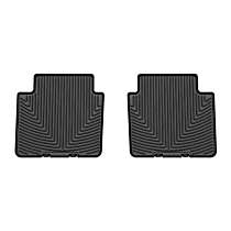 W630 Second Row Molded Floor Liner, Black Made of Rubberized Thermoplastic Elastomer