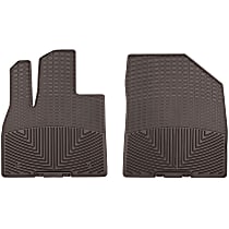 W639CO Front Row All-weather Series Flat Floor Mat, Cocoa Made of Rubberized Thermoplastic Elastomer