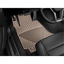 W639GR Front Row All-weather Series Flat Floor Mat, Gray Made of Rubberized Thermoplastic Elastomer