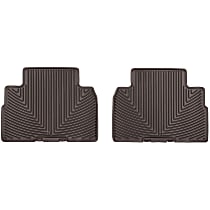 W640CO Second Row All-weather Series Flat Floor Mat, Cocoa Made of Rubberized Thermoplastic Elastomer