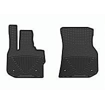 Front Row Molded Floor Liner, Sport Utility, Black, Made of Rubberized Thermoplastic Elastomer, All-weather Series
