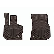 Front Row Molded Floor Liner, Sport Utility, Cocoa, Made of Rubberized Thermoplastic Elastomer, All-weather Series