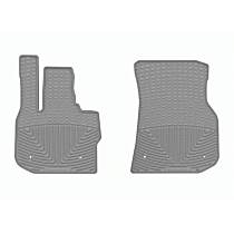 Front Row All-weather Series Molded Floor Liner, Gray Made of Rubberized Thermoplastic Elastomer