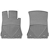 W73GR Front Row All-weather Series Flat Floor Mat, Gray Made of Rubberized Thermoplastic Elastomer