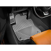 Front Row Molded Floor Liner, Black, Made of Rubberized Thermoplastic Elastomer, All-weather Series