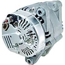 Alternator, Without Rear AC, NDenso Unit, 130 Amp, New, 6 Cyl 3.8L - 