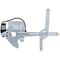 WPR0506RM Front, Passenger Side OE Replacement Series Power Window Regulator, With Motor