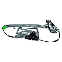 WPR6352L Front, Driver Side Power Window Regulator, Without Motor