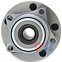 Front, Driver or Passenger Side Wheel Hub, 5 Stud Hub, 5 Lugs