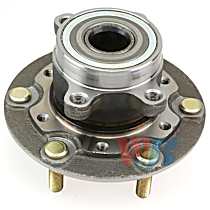WA513166 Front, Driver or Passenger Side Wheel Hub, 6 Lugs,, 4WD