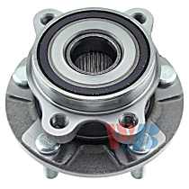 Front, Driver or Passenger Side Wheel Hub, Transaxle Type; 6-Speed; Manual Transmission; Standard Hub, 5 Lugs