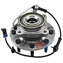 Front, Driver or Passenger Side Wheel Hub,  Standard Hub Unit, RWD, 8 Lugs