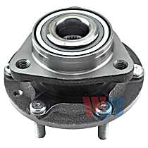 Front, Driver or Passenger Side Wheel Hub, Standard Hub Unit, 6 Lugs