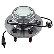 Front, Driver or Passenger Side Wheel Hub, RWD, 6 Lugs