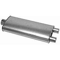 Muffler, 131.5 in. Wheelbase, With Single Catalytic Converter, With 3 in. Inlet, Dual Outlet, 5.7L 8Cyl, SoundFX Series - 