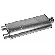 Muffler, 131.5 in. Wheelbase, With Single Catalytic Converter, With 3 in. Inlet, Dual Outlet, 5.7L 8Cyl, SoundFX Series - 