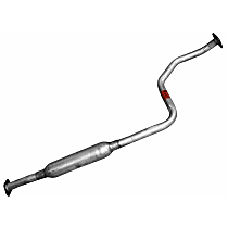 55217 Resonator - Natural, Aluminized Steel, Direct Fit, Sold individually