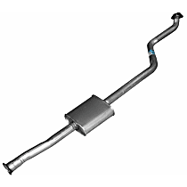 56118 Resonator - Natural, Aluminized Steel, Direct Fit, Sold individually