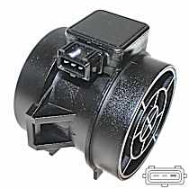 Mass Air Flow Sensor, 6 Cyl 2.5L - 