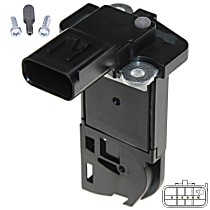 Mass Air Flow Sensor, 4 Cyl 2.0L