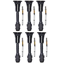 900-P2049-6 ThunderCore-Ultra Series Ignition Coil Boot - Direct Fit, Set of 6