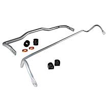 Front and Rear Sway Bar Kit, Contains Bcf12Z And Bcr15Z, Steel, 32 mm; 18 mm, Non-adjustable