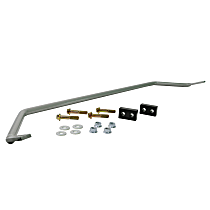 Rear Sway Bar Kit, Non Adjustable, 22 mm, Non-adjustable, Powdercoated Silver
