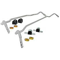 BKK002 Front and Rear Sway Bar Kit,, Powdercoated Silver