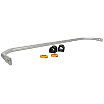 BMF54Z Front Sway Bar Kit, 24 mm, Adjustable, Powdercoated Silver
