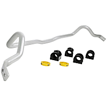 BMF57Z Front Sway Bar Kit, 27 mm, Adjustable, Powdercoated Silver