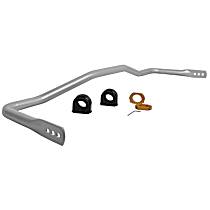 BMF65Z Front Sway Bar Kit, 24 mm, Adjustable, Powdercoated Silver