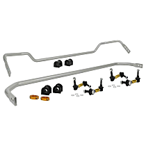 BMK004 Front and Rear Sway Bar Kit,, Powdercoated Silver