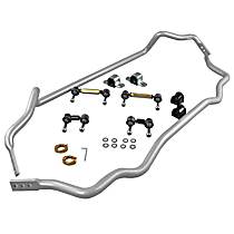 BMK010 Front and Rear Sway Bar Kit,, Powdercoated Silver