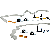 BNK014 Front and Rear Sway Bar Kit,, Powdercoated Silver