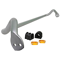 BSF33XZ Front Sway Bar Kit, 24 mm, Adjustable, Powdercoated Silver