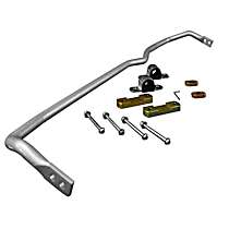 BWF21XZ Front Sway Bar Kit, 24 mm, Adjustable, Powdercoated Silver
