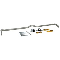 BWF22Z Front Sway Bar Kit, 24 mm, Adjustable, Powdercoated Silver