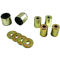 Shock Bushing - Black, Synthetic Elastomer, Direct Fit, Set
