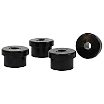 W71411 Leaf Spring Bushing - Black, Synthetic Elastomer, Direct Fit, Set of 2